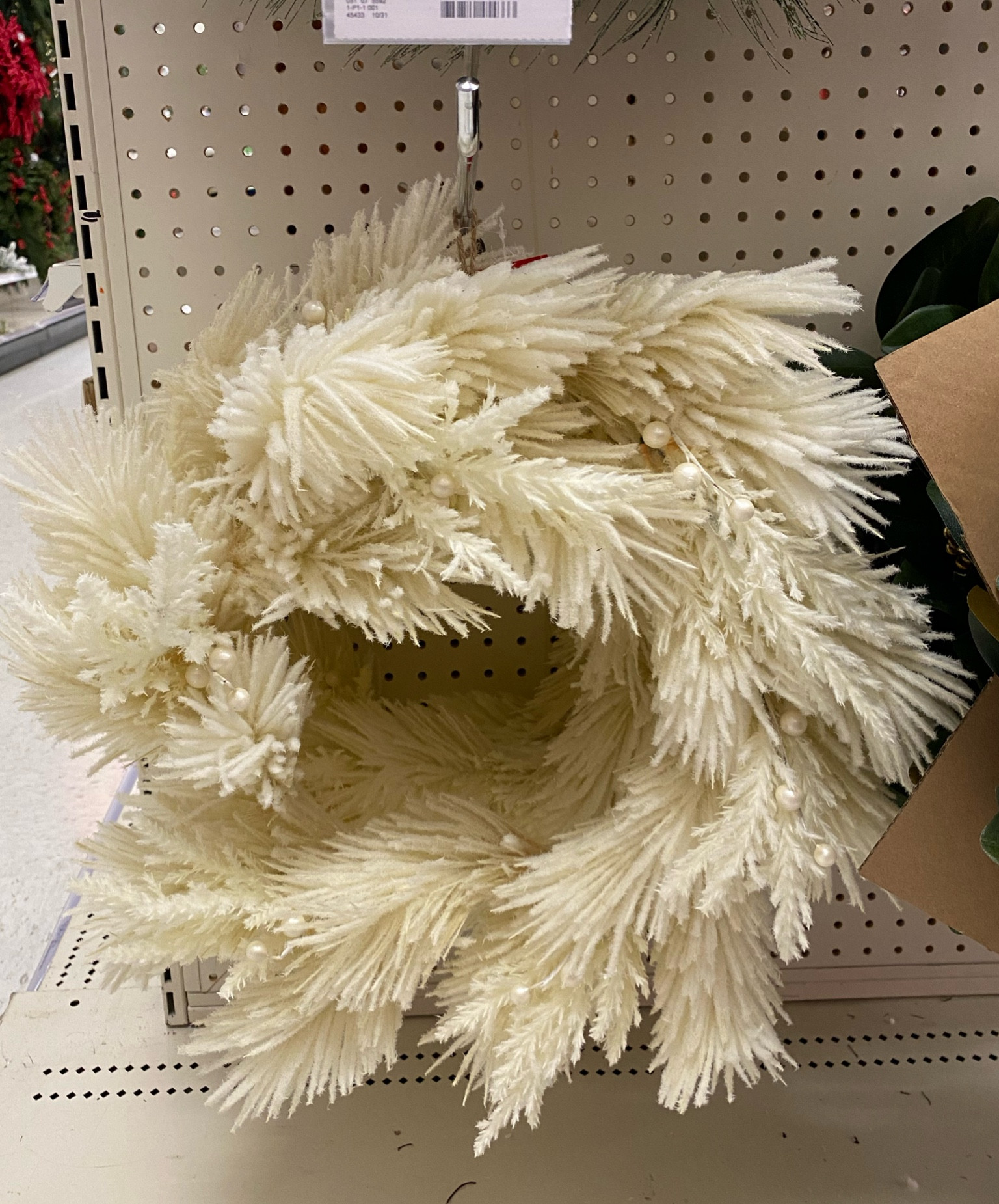 Pampas grass wreath at Target! Christmas wreath!! 

#LTKSeasonal #LTKHoliday