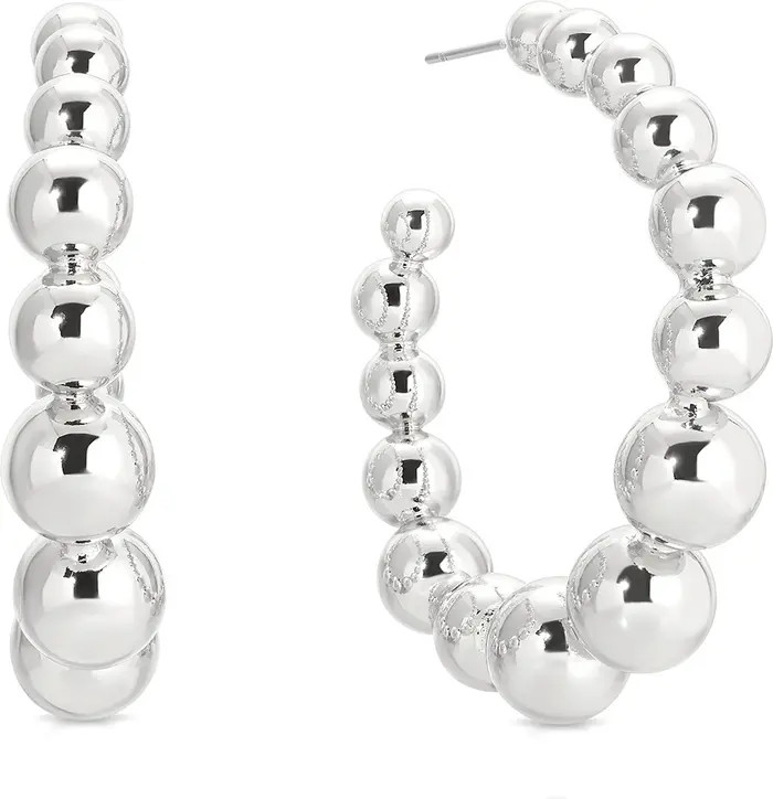 Bubble Ball Hoop Earrings | Nordstrom