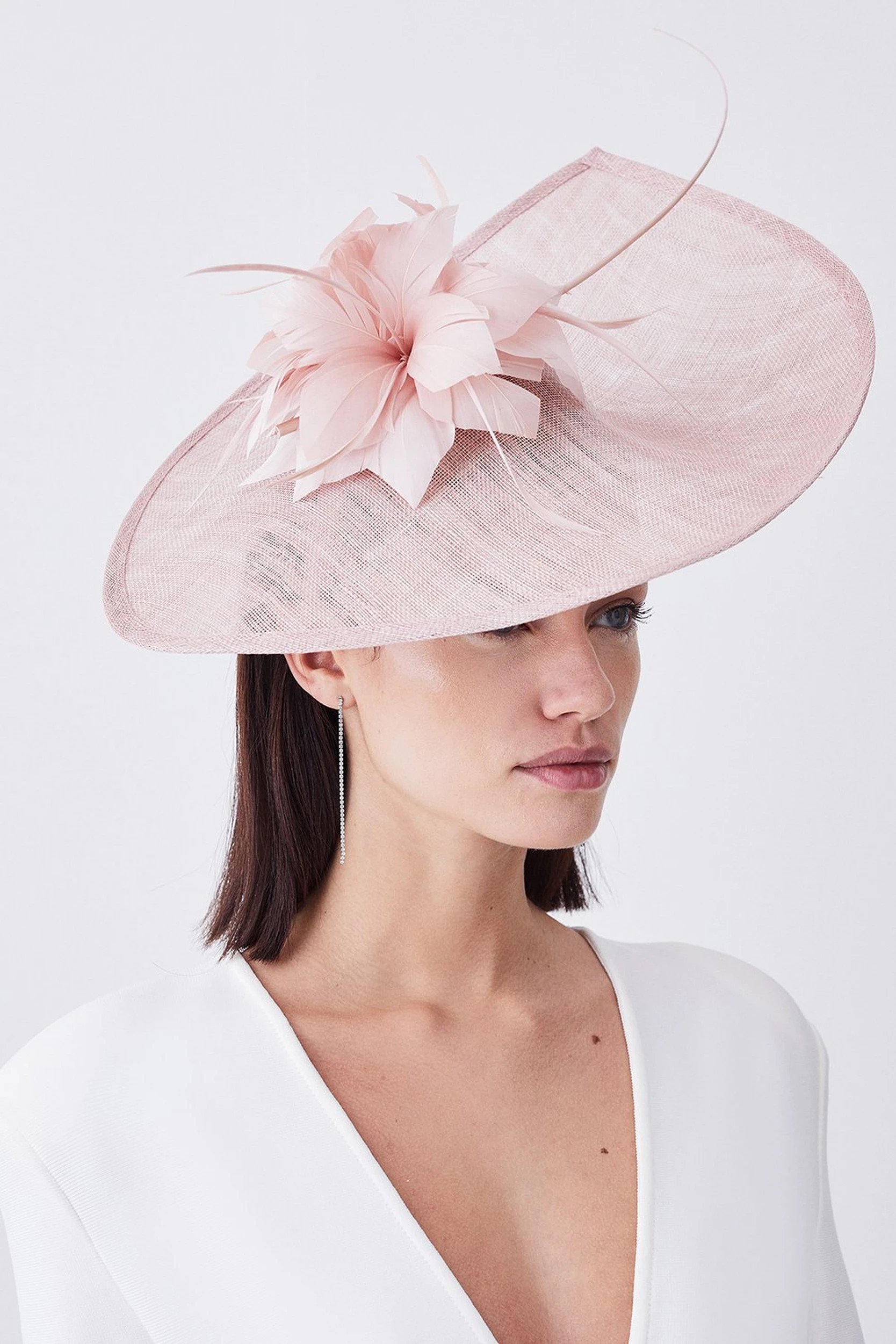 Feather & Quill Disc Fascinator | Karen Millen US