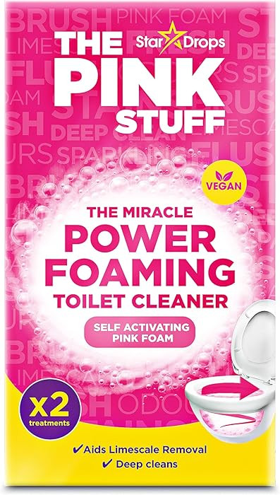 Stardrops - The Pink Stuff - The Miracle Power Foaming Toilet Cleaner - 2 Treatments - Self Activ... | Amazon (US)
