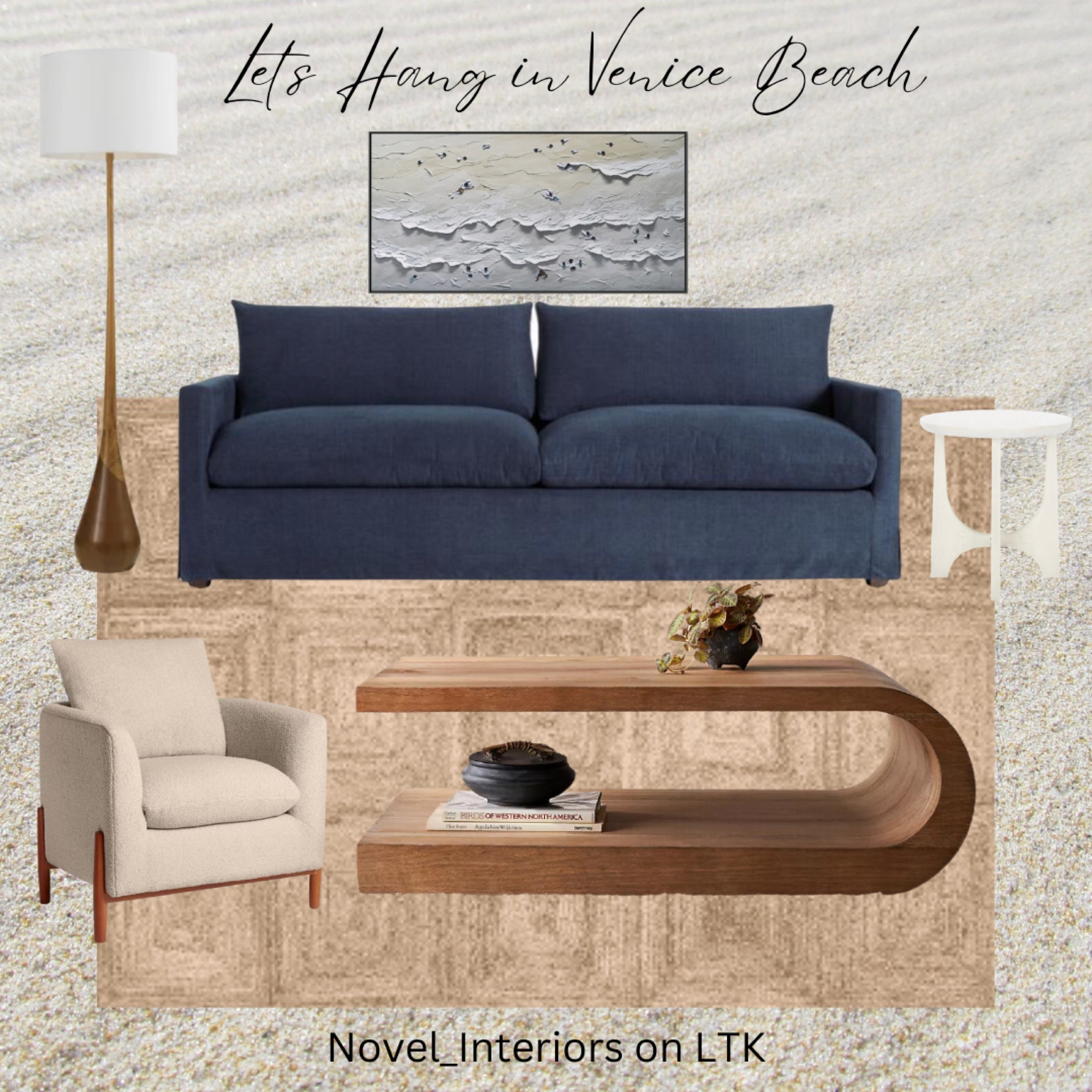Coastal and casual. The perfect Venice, CA inspired living room. Under 5K!

#LTKbrasil #LTKsalealert #LTKhome