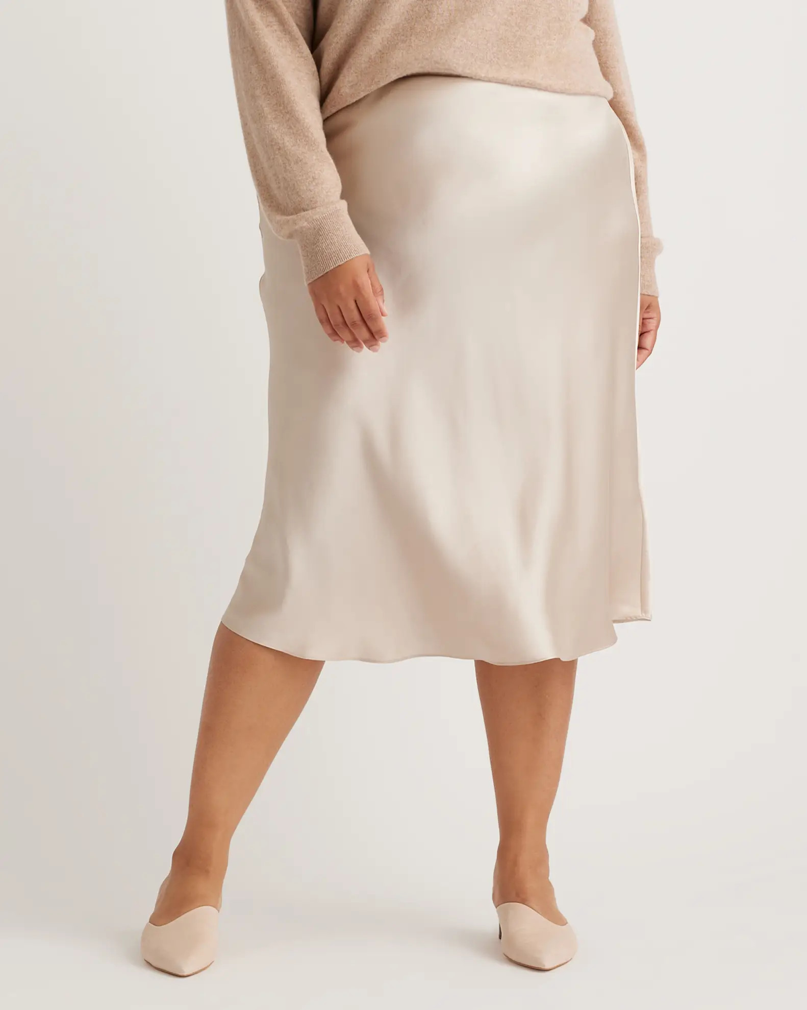 100% Washable Silk Skirt - Plus Size | Quince