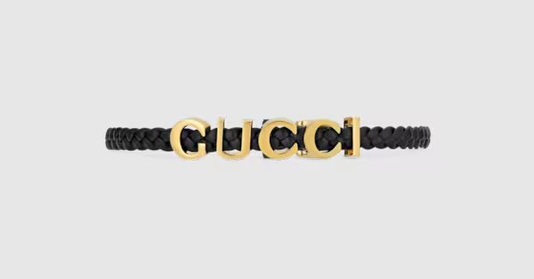 Gucci - Leather 'Gucci' necklace | Gucci (US)
