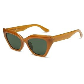 SOJOS Square Cat Eye Polarized... | Amazon (US)
