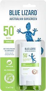 BLUE LIZARD Mineral Sunscreen Stick with Zinc Oxide SPF 50+ Water Resistant UVA/UVB Protection Ea... | Amazon (US)