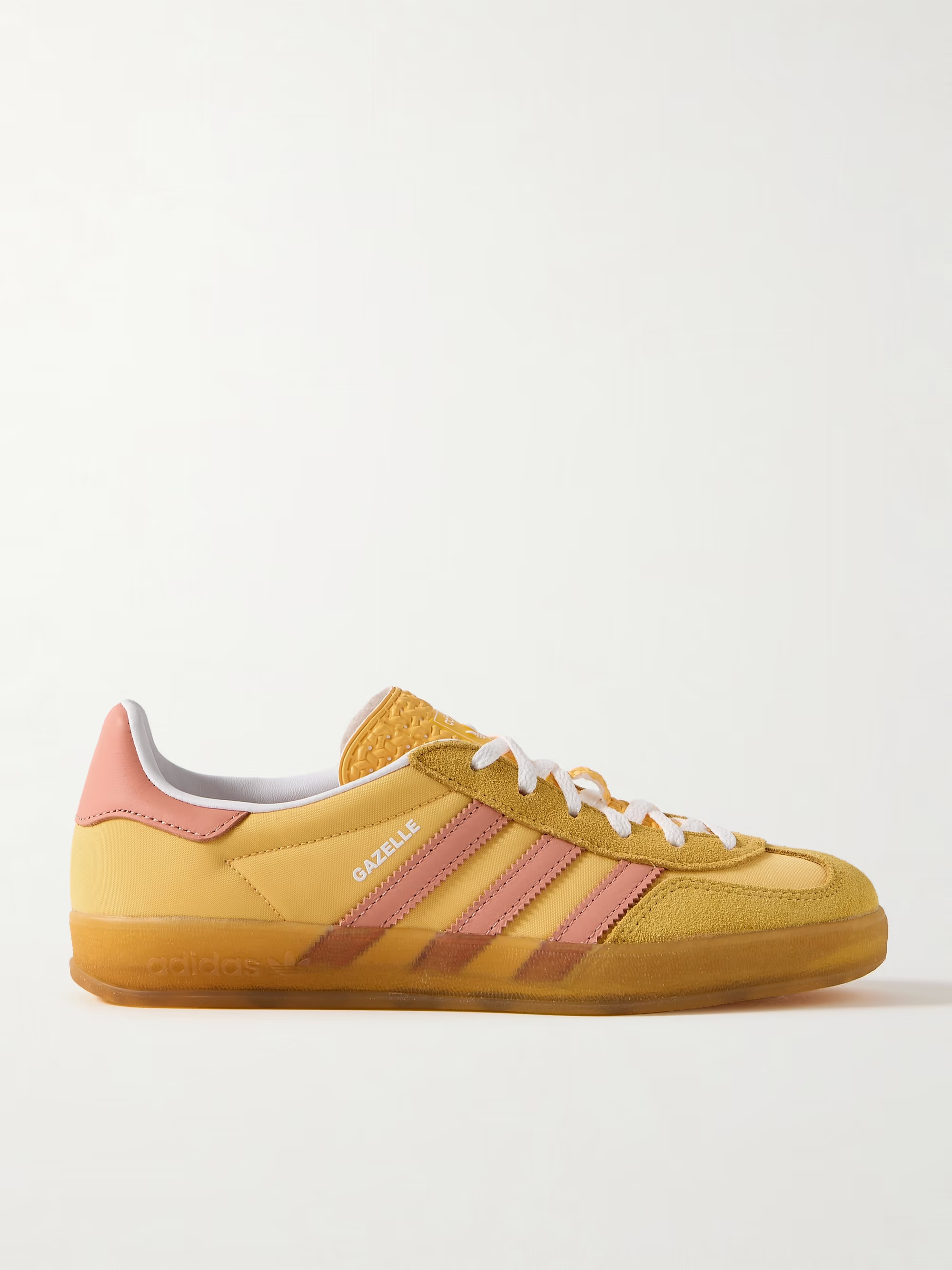 Gazelle Indoor leather and suede-trimmed nylon sneakers | NET-A-PORTER APAC