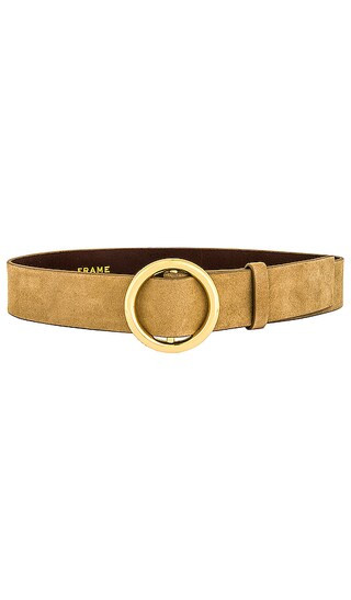 FRAME O Ring Belt in Sand from Revolve.com | Revolve Clothing (Global)
