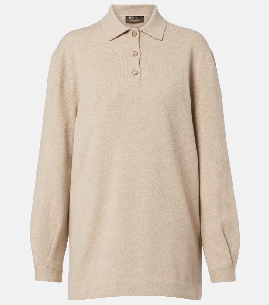 Loro Piana Classic cashmere polo sweater | Mytheresa (US/CA)