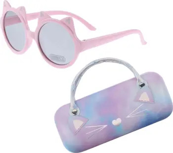 Cat Sunglasses & Hard Case Set | Nordstrom