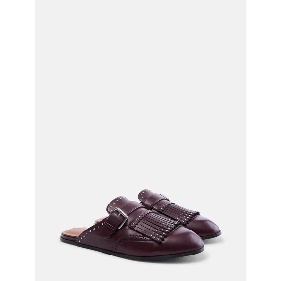 Free Assembly Women's Studded Loafer Mules | Walmart (US)