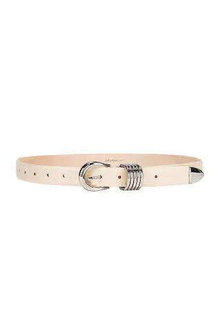 DEHANCHE Hollyhock Belt in Ivory & Silver | FWRD | FWRD 