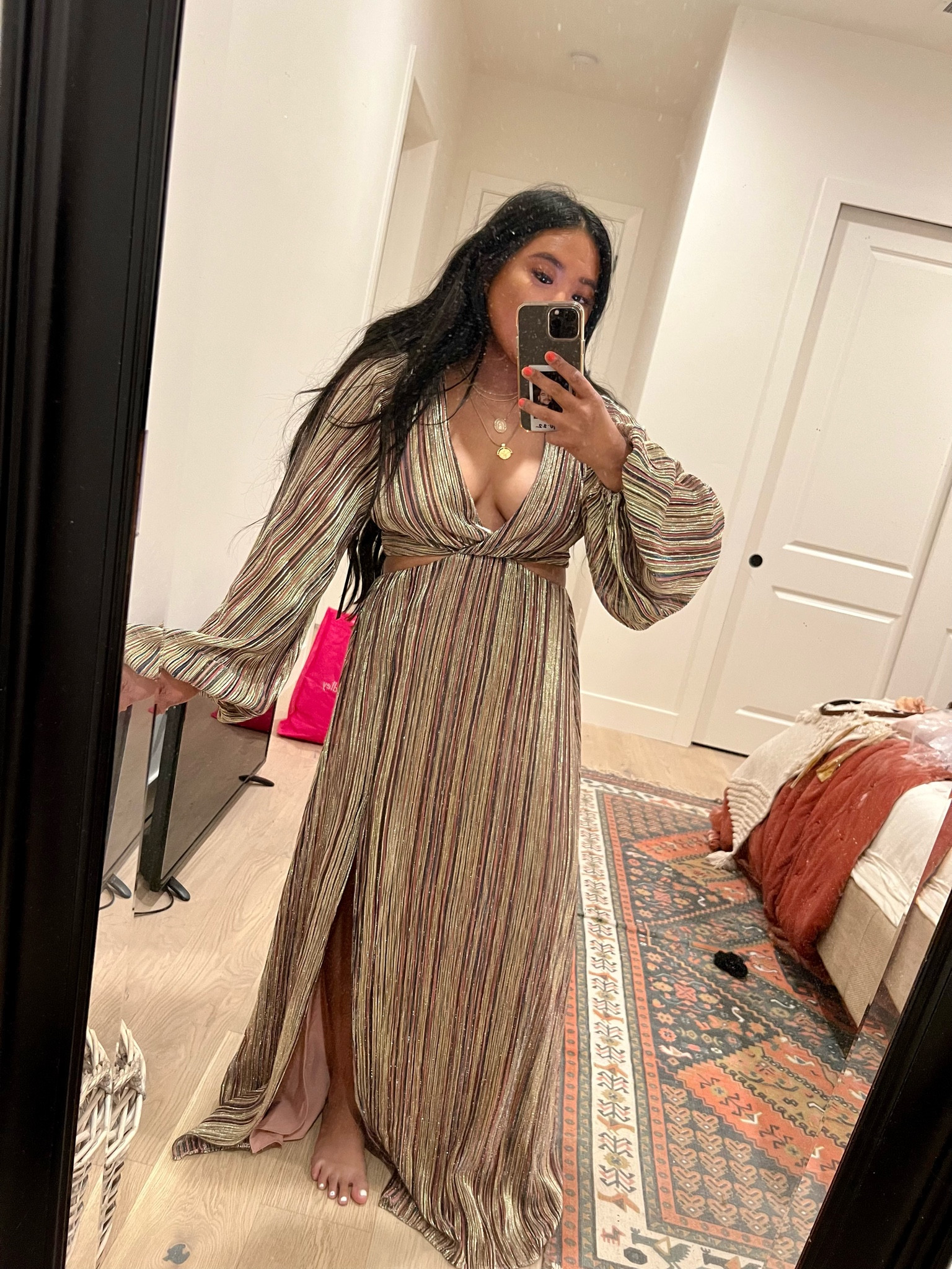 Revolve 
Gown 
House of Harlow 
Boho 
Trendy 

#LTKSeasonal #LTKstyletip