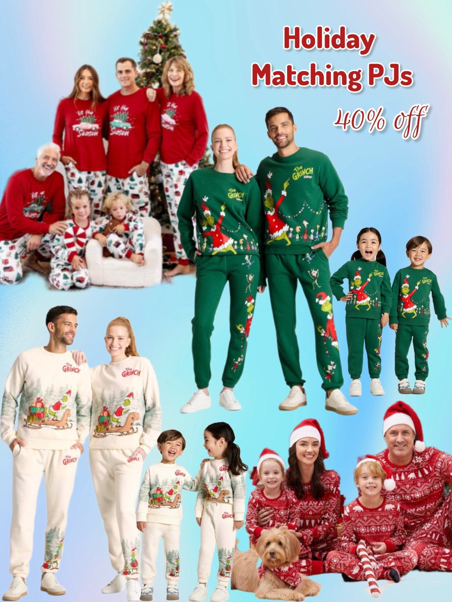 40% off on Matching Holiday PJs - such a fun tradition to do with your Family🎄

#LTKHoliday #LTKFamily #LTKSaleAlert
