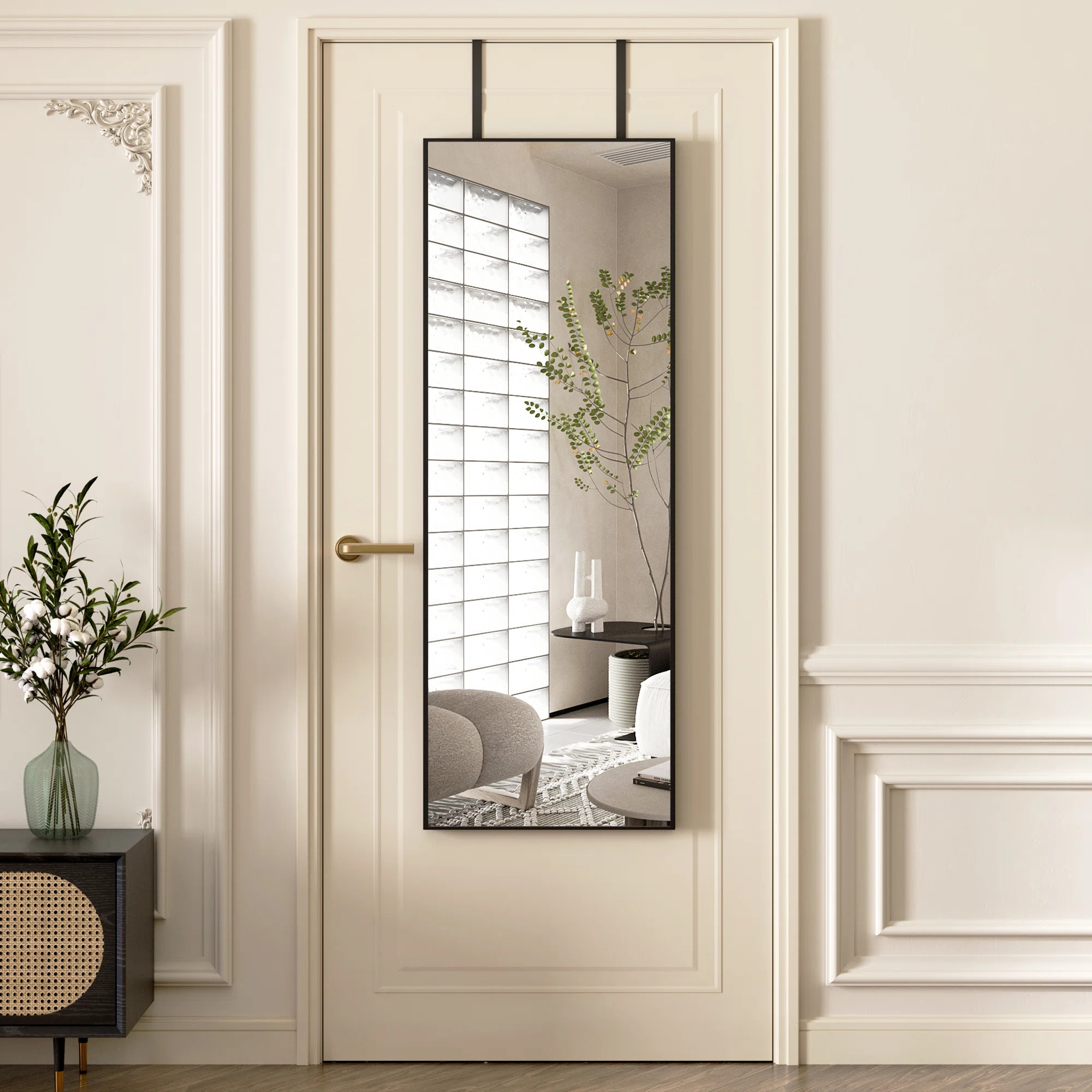 Sahir Metal Flat Mirror | Wayfair North America