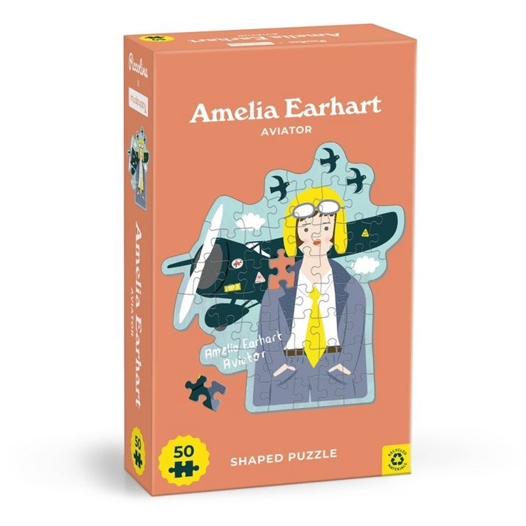 Piccolina Amelia Earhart Kids' Jigsaw Puzzle - 50pc | Target
