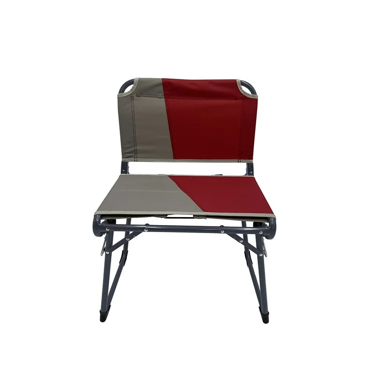 Ozark Trail Anywhere Stadium Seat, Red and Grey, Adult - Walmart.com | Walmart (US)