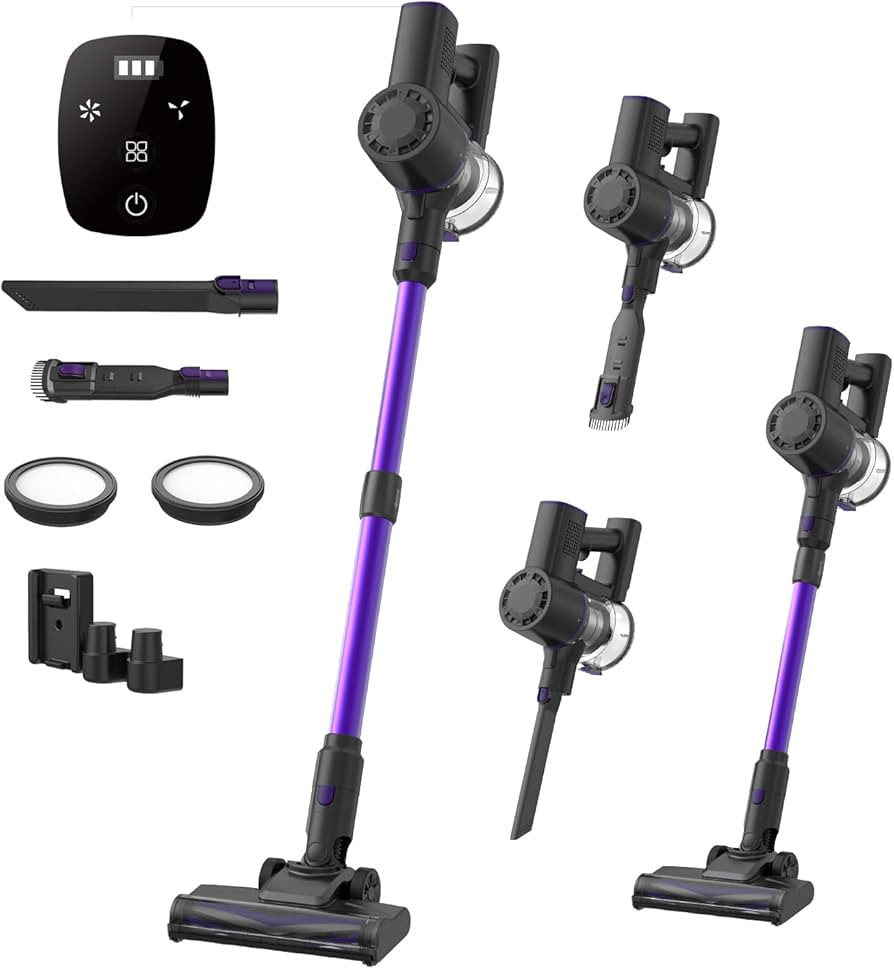 V8PRO Cordless Vacuum Cleaner, Self Standing Stick Vacuum for Home, 25Kpa Strong Suction, 35 Min ... | Amazon (US)