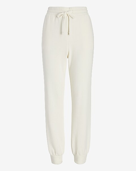 High Waisted Fleece Jogger Pant | Express