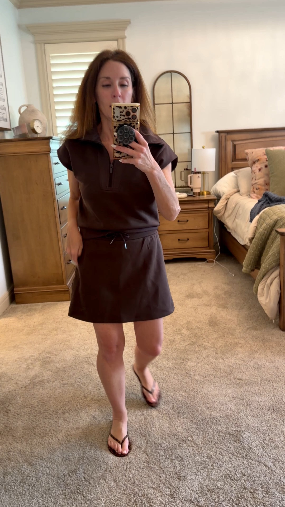 The easiest outfits are always the ones I reach for the most. 🤎

This little matching set is one of those pieces that makes getting dressed effortless. It’s comfortable, flattering, and perfect for everything from running errands to grabbing dinner with friends.

I paired it with simple black flip flops and a few everyday accessories for an easy summer look.

Everything is linked in my LTK if you want to shop it! 🤍

Are you loving matching sets as much as I am lately? Tell me your favorite color below! 👇

#LTKootd #LTKOver40 #LTKPetite