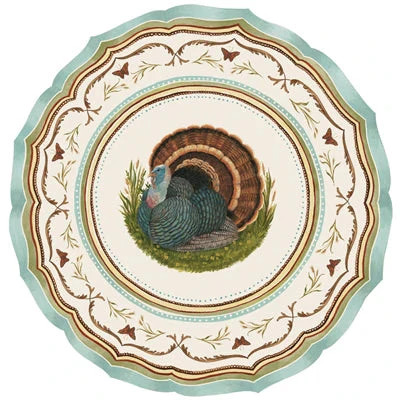 Die-Cut Placemat - Heritage Turkey China | The Horseshoe Crab