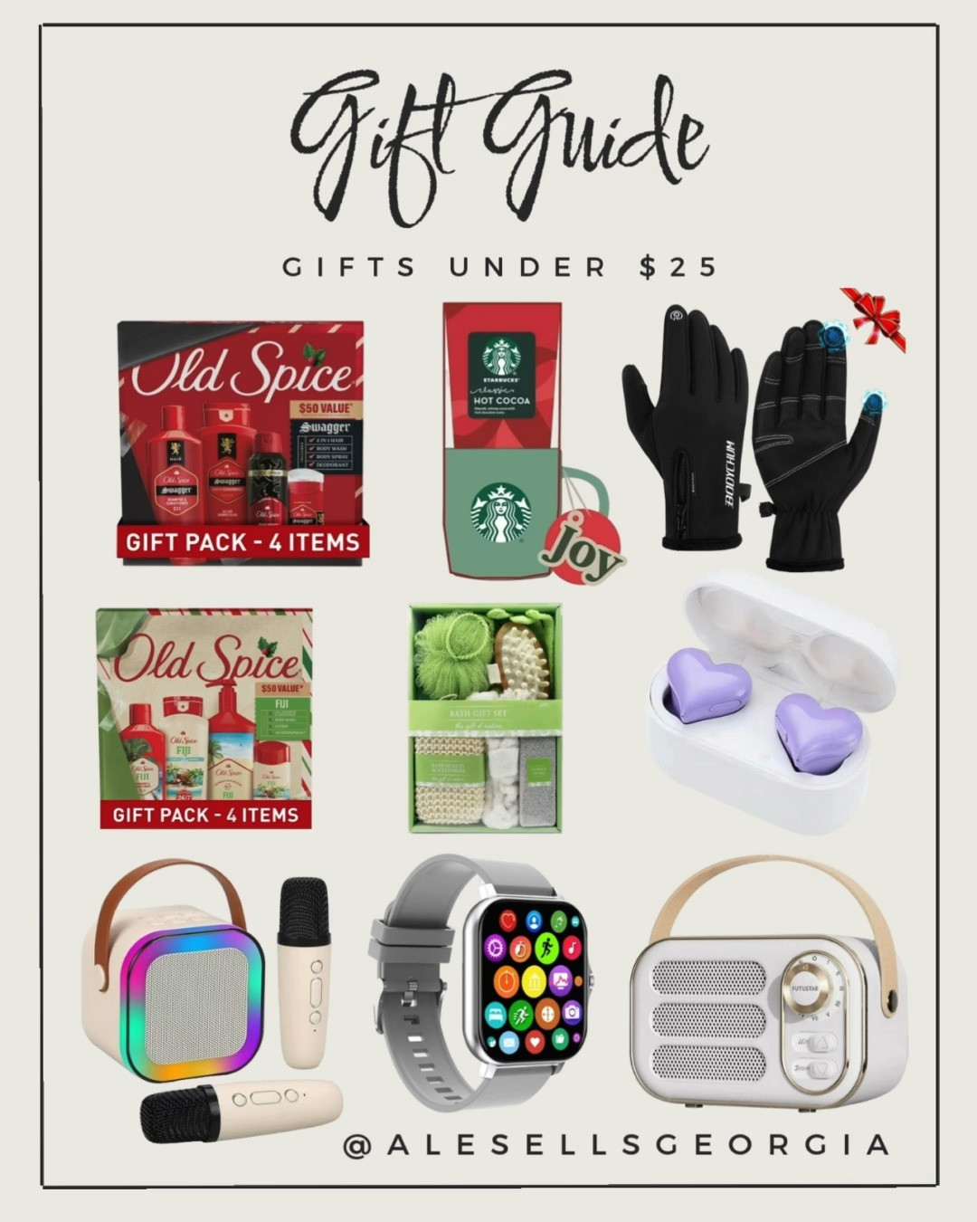 The best gifts under $25! Fun and affordable finds: tech accessories, cozy treats, and great grooming kits for everyone! #giftsunder25 #affordablegifts #holidaydeals 

 #LTKGiftGuide #LTKHoliday #LTKSaleAlert