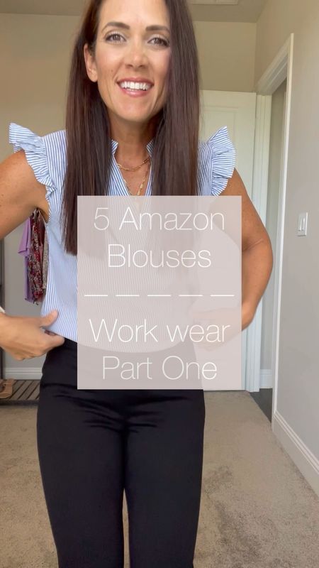 Amazon workwear
Amazon blouses (all true to size small)
Black skinny pants - tts
Heels - 
Casual workwear // wear to work style
Casual blouses 


#LTKworkwear #LTKunder50 #LTKstyletip