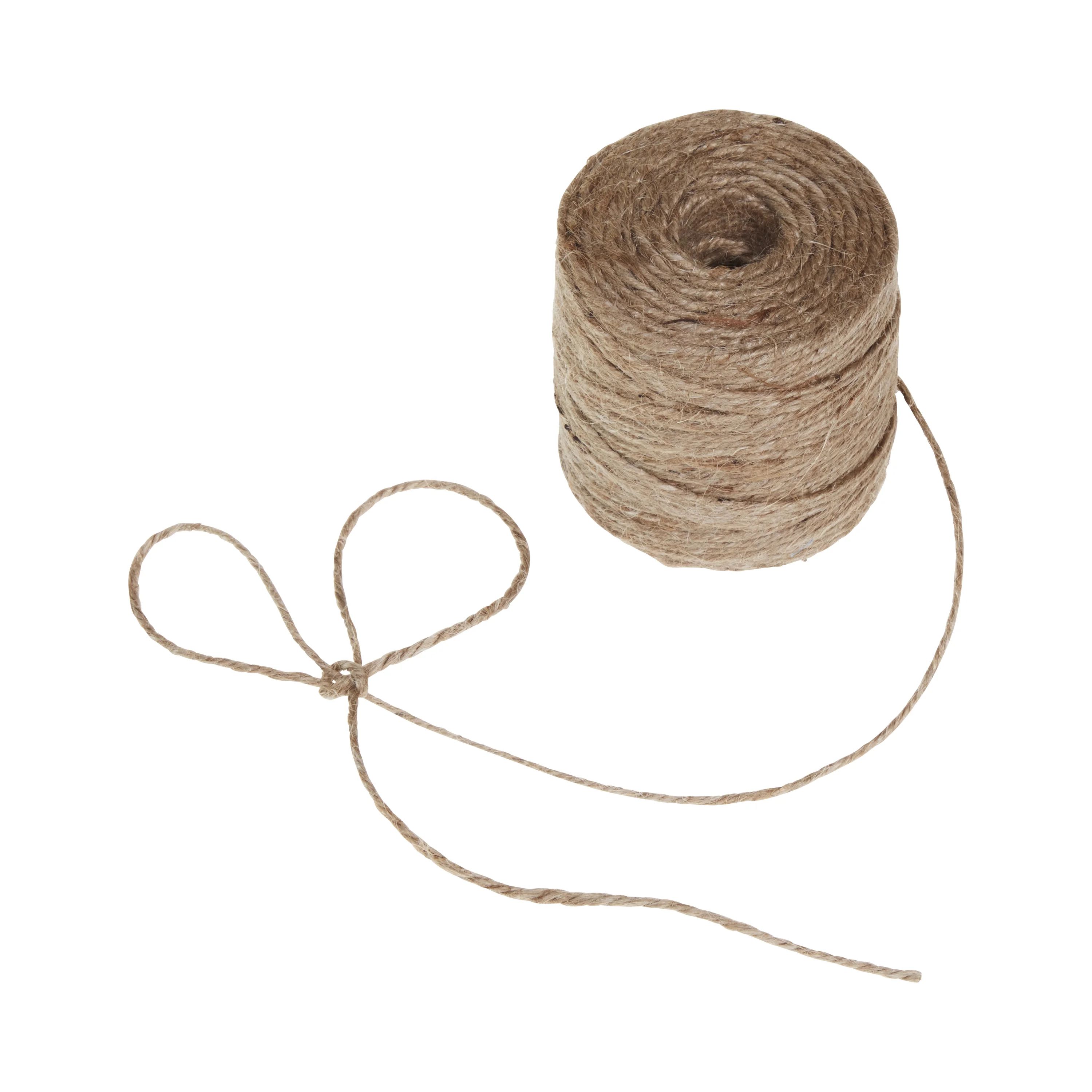 Love, Laugh, Craft 3-Ply Flexible Jute Cord Twine, 100-Yds, Natural - Walmart.com | Walmart (US)