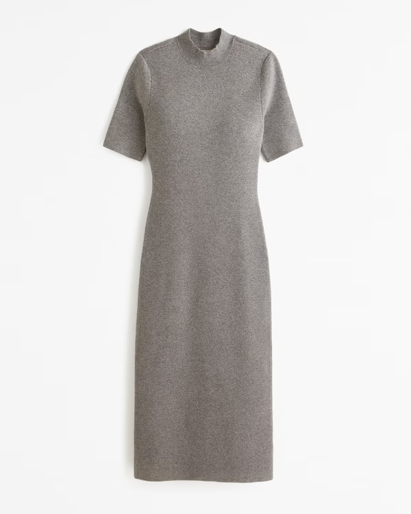 Mockneck Midi Sweater Dress | Abercrombie & Fitch (US)