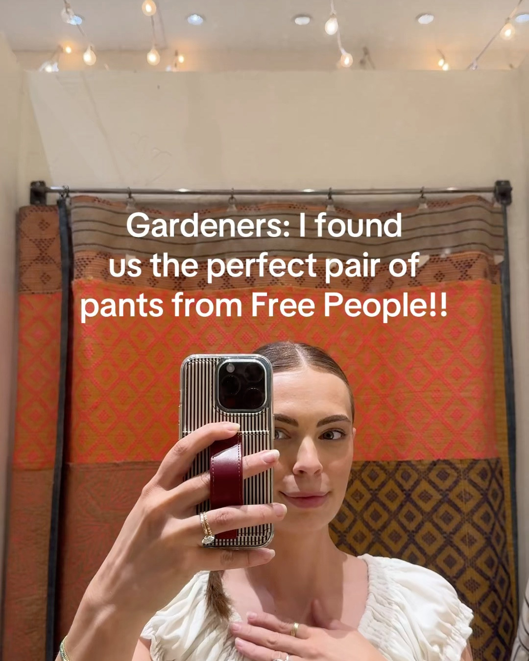 If you’re a gardener you’ll love these pants!! #freepeople #cottagecore