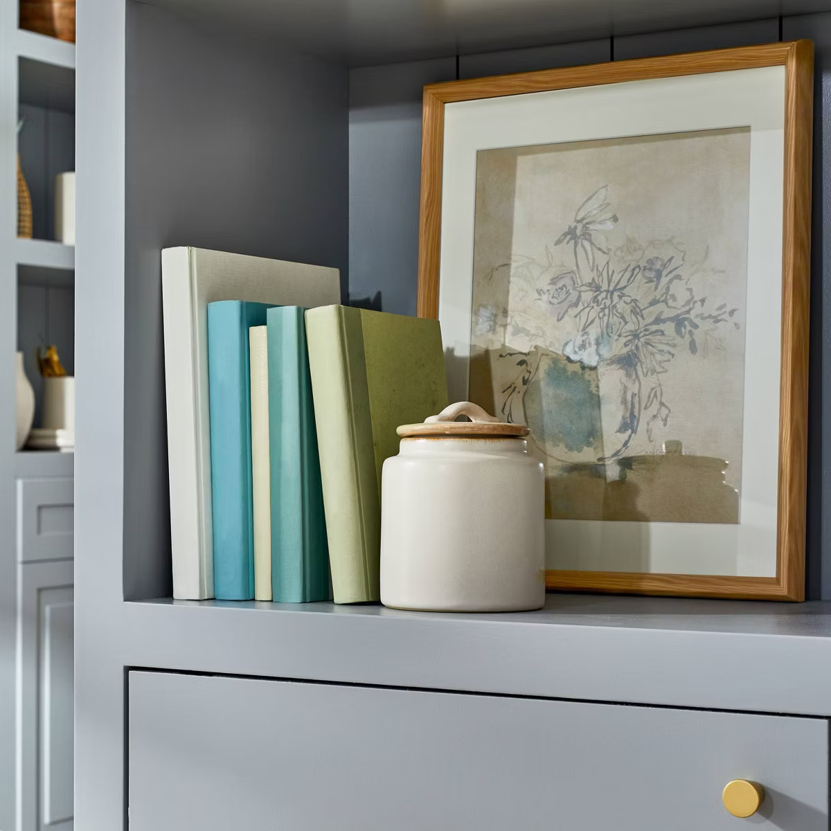 14" x 17" Antique Floral Matted Framed Wall Poster Under Glass - Threshold™ designed with Studi... | Target