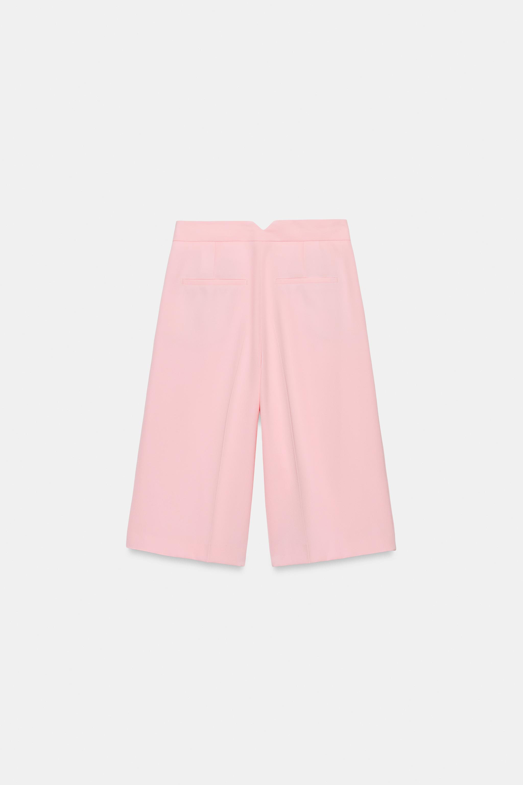 CROSS-FRONT PLEATED SHORTS | Zara US