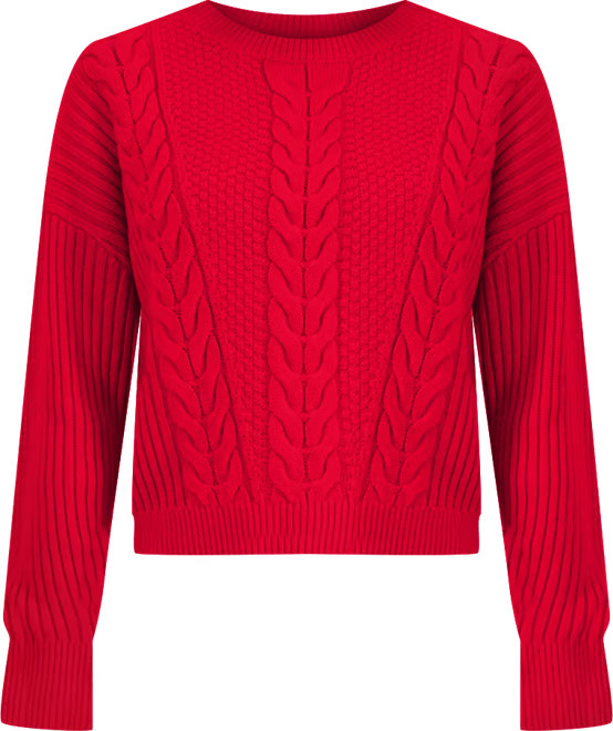 Women's Traveling Cable Sweater | Macy's