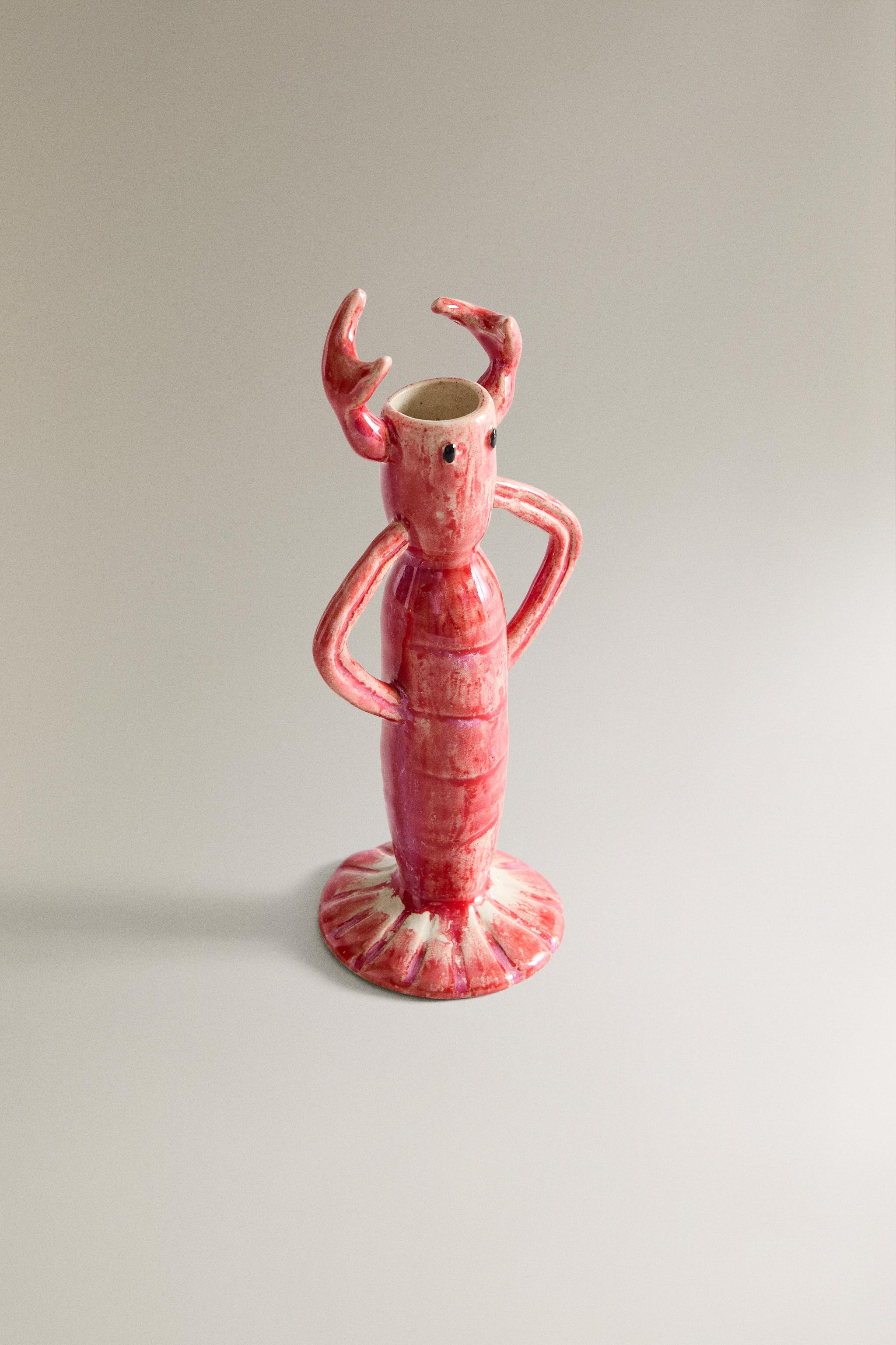 LOBSTER CERAMIC CANDLESTICK | Zara US