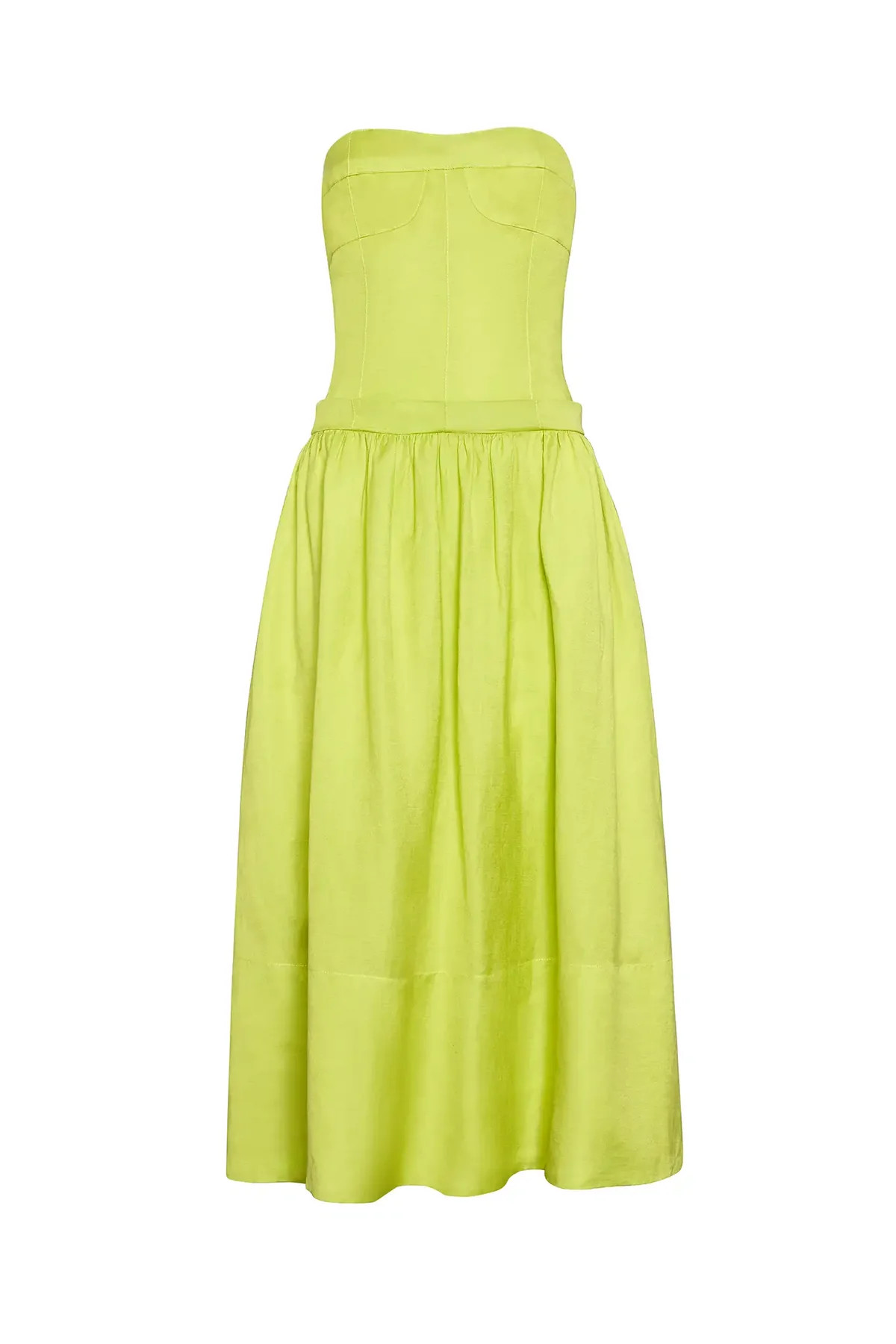 Maren Dress in Chartreuse | Over The Moon