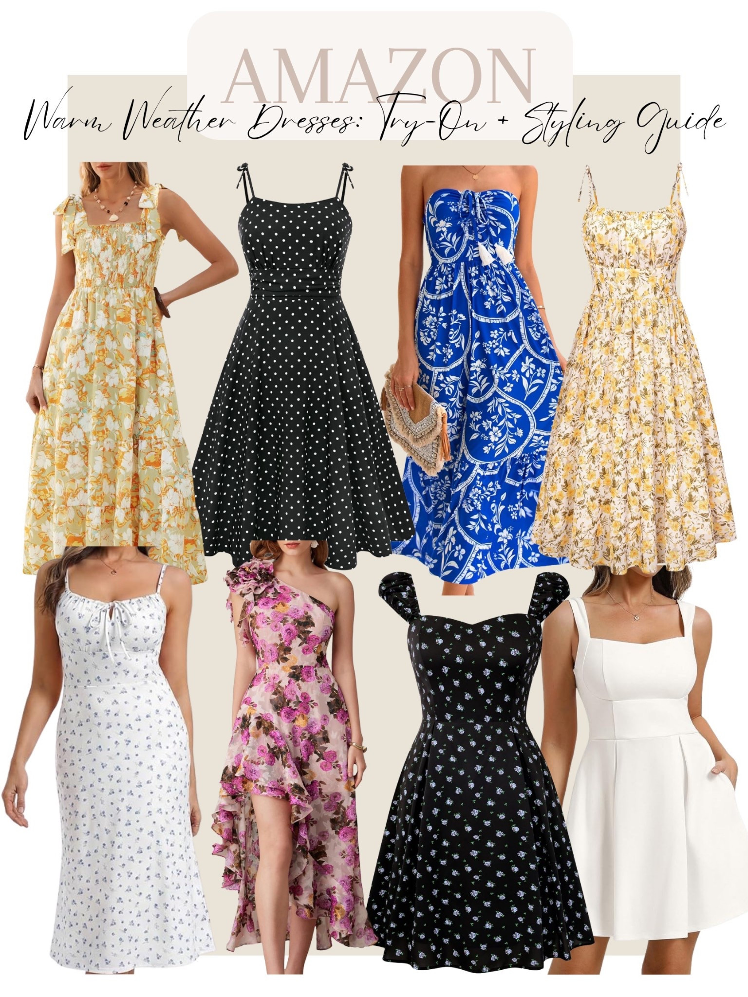 Warm weather dresses I love from Amazon #warmweatheroutfit #summerdress #springdress 

#LTKootd