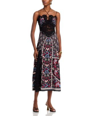 FARM Rio Marcelle Sleeveless Lace Trim Dress | Bloomingdale's FARM Rio | Bloomingdale's (AU)