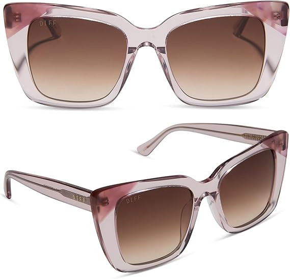 DIFF Lizzy Designer Cat Eye Sunglasses for Women UV400 Protection | Amazon (US)
