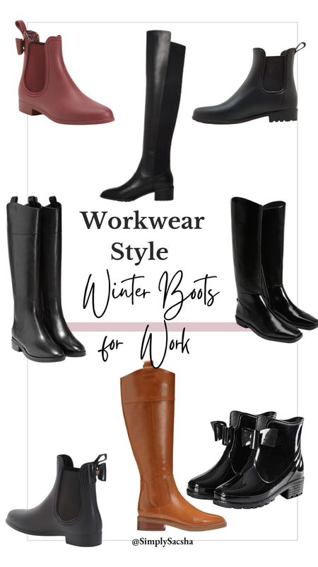 Finding the right boots that are stylish yet effective for the winter elements can be a bit of a challenge. As a result, I put together a few of my recommendations for winter boots to wear to the office. Each option is waterproof and can be pair seamlessly with any work ensemble. ✨ 

#LTKworkwear