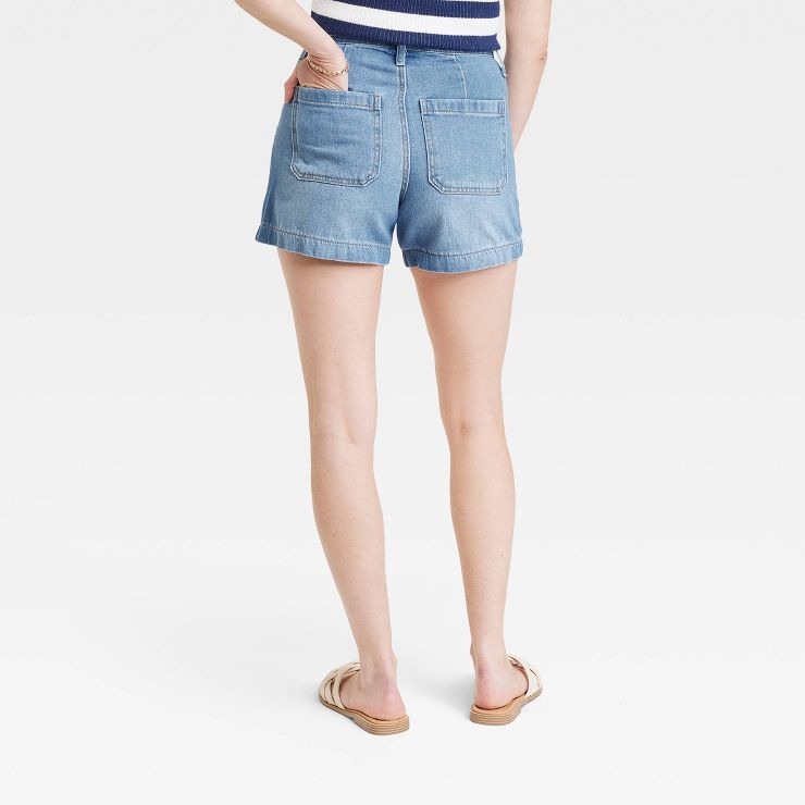 Women's High-Rise A-Line Midi Jean Shorts - Universal Thread™ | Target