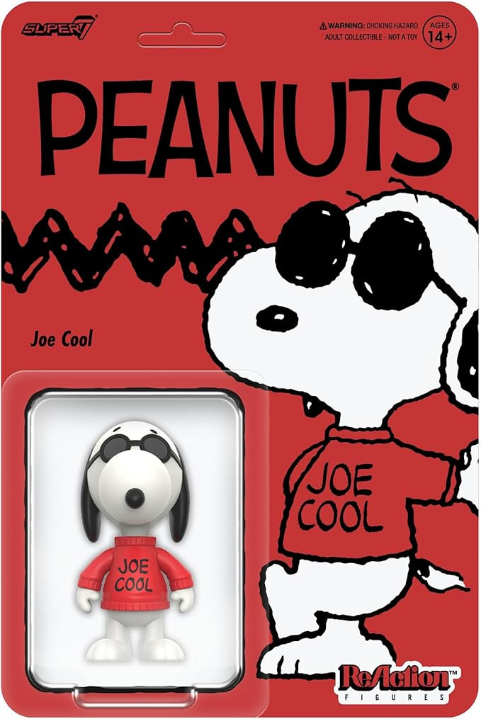 Super7 Peanuts Reaction Figures Wave 08 - Joe Cool Action Figure | Amazon (US)