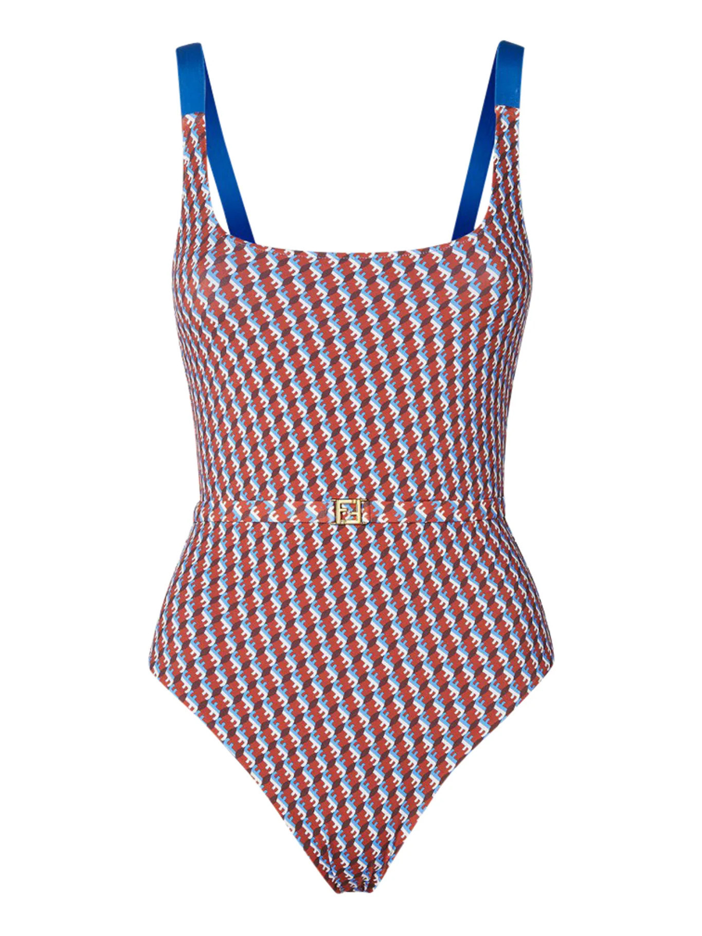 RED AND BLUE FF LYCRA® INNER SWIMSUIT - Fendi - Woman | Suitnegozi INT