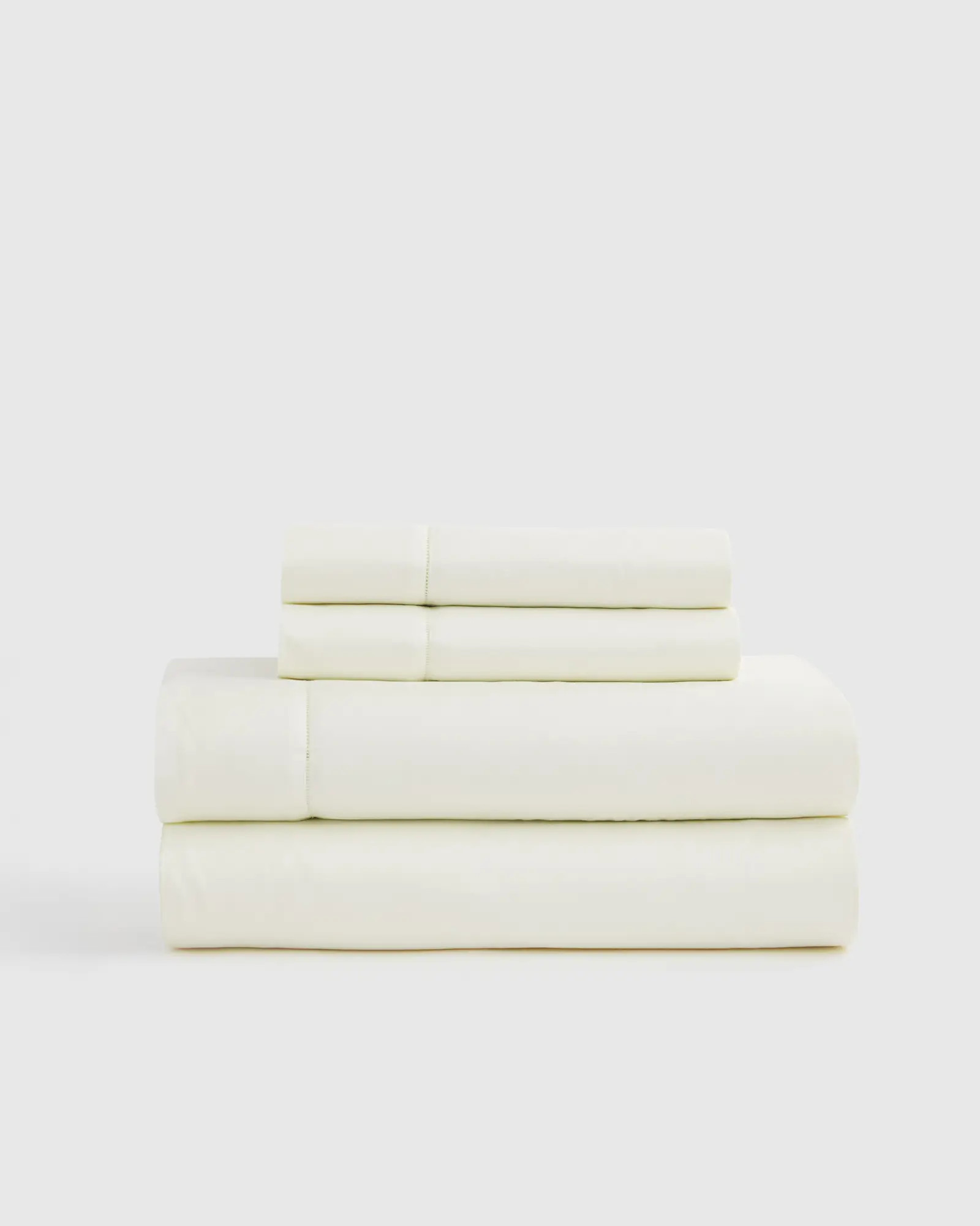 Giza Cotton Sateen Sheet Set in Ivory | Quince