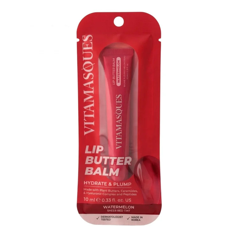 Vitamasques Lip Butter Balm, Watermelon, 0.33 fl oz - Walmart.com | Walmart (US)