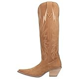 Dingo Womens Thunder Road Snip Toe Casual Boots Knee High Mid Heel 2-3" - Black | Amazon (US)