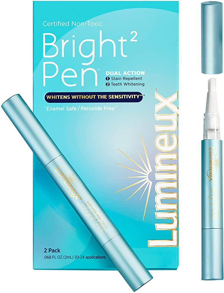 Lumineux Whitening Pen - Bright Pen 2-Pack - Enamel Safe Teeth Whitening - Whitening Without The ... | Amazon (US)
