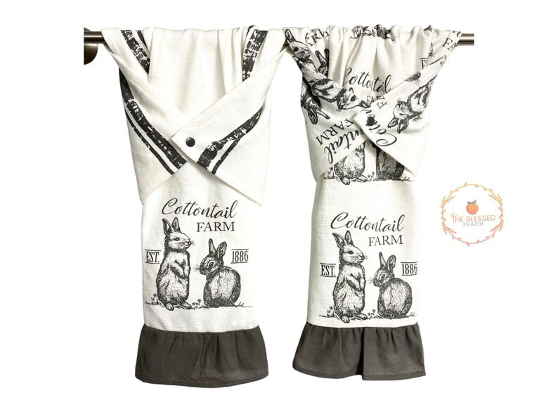 Easter kitchen towel, stay put towel, kitchen dish towel, hand drying towel, hanging hand towel, ... | Etsy (US)