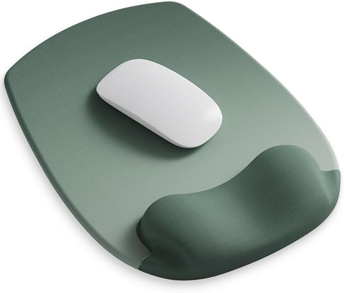 ErgoFlow Gel Wrist Rest Mouse Pad - Ergonomic Cushion for Desk, Cute Aesthetic Computer Decor for... | Amazon (US)