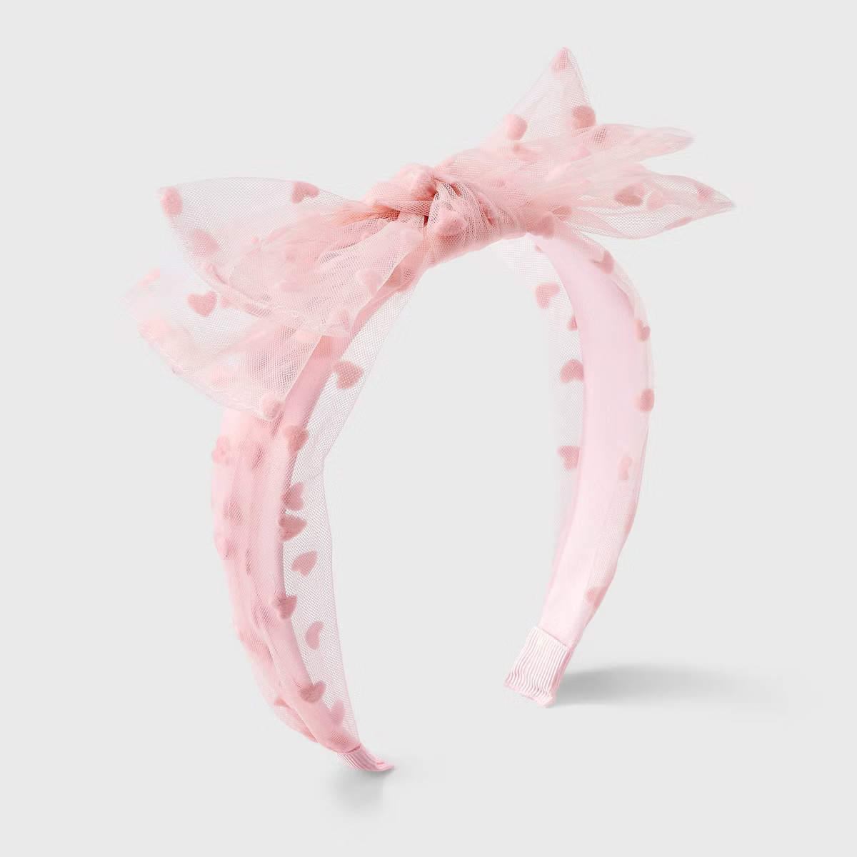 Girls' Valentine's Day Headband - Cat & Jack™ Light Pink | Target