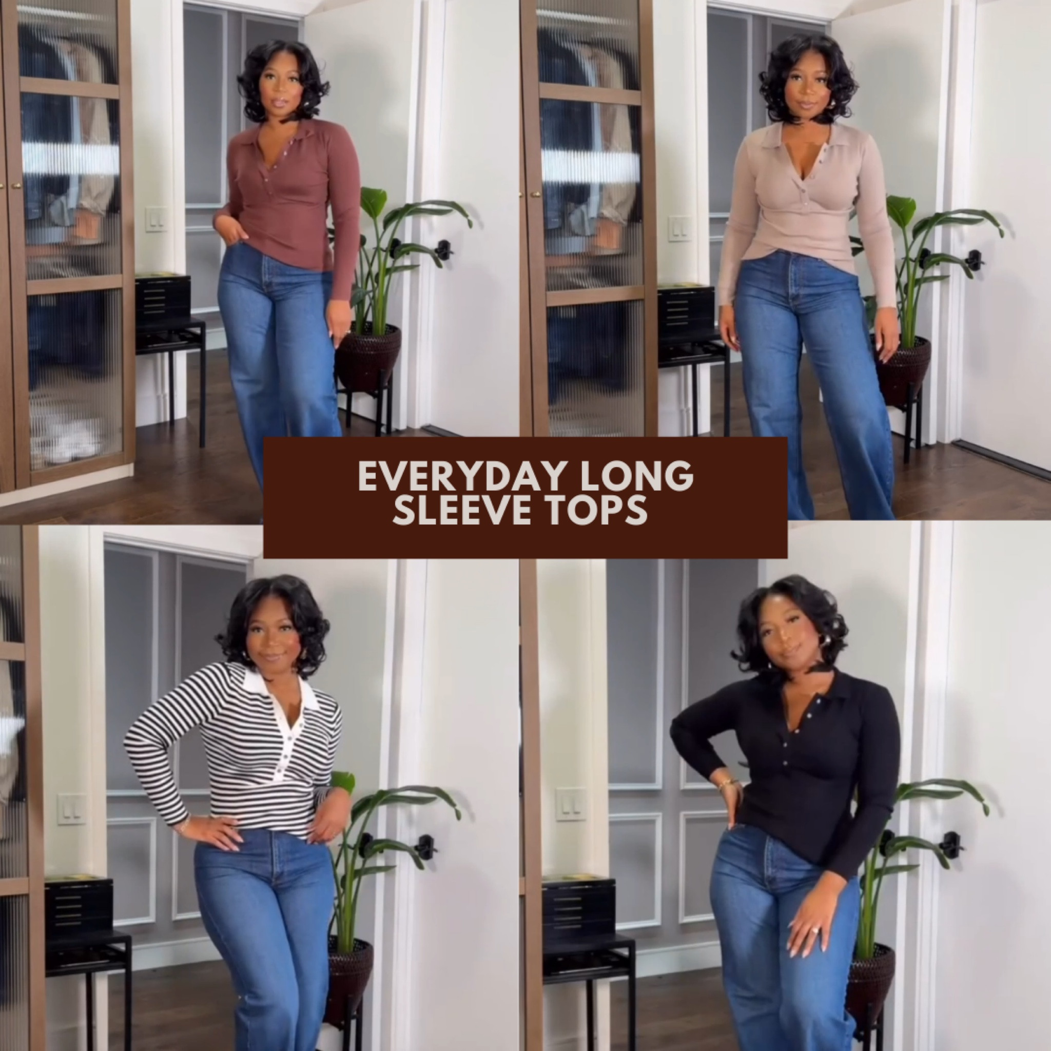 LOVE these tops. I am 5’9 | 200 lbs wearing a size medium. And then a 31 tall in the jeans for a snug perfect fit. Size up if you’re my exact size and want some room! The quality is perfect and they make for an everyday essential you can wear to work, church, running errands! Easy to pair with jeans, trousers, and even a wide leg sweatpant!

#LTKfindsunder50 #LTKmidsize #LTKstyletip