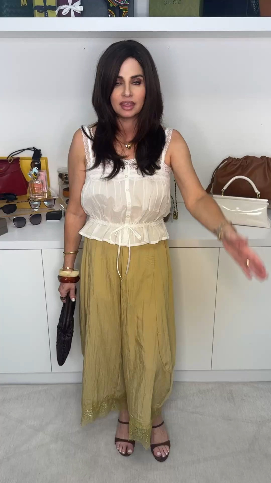 This look is perfect for a vacation dinner, lunch with friends. Super comfortable and easy to put together.
Pants (smallest size ), top sm. Both on sale.
#ontrendinspo #salealert
#satinpants
#LTKoota #LTKOver40

#LTKgrwm #LTKPetite #LTKSaleAlert